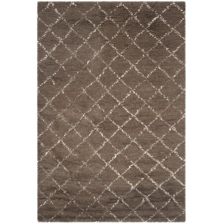 Safavieh Kenya Medium Rectangle Area Rug, Dark Grey and Ivory - 6 x 9 ft. KNY404C-6